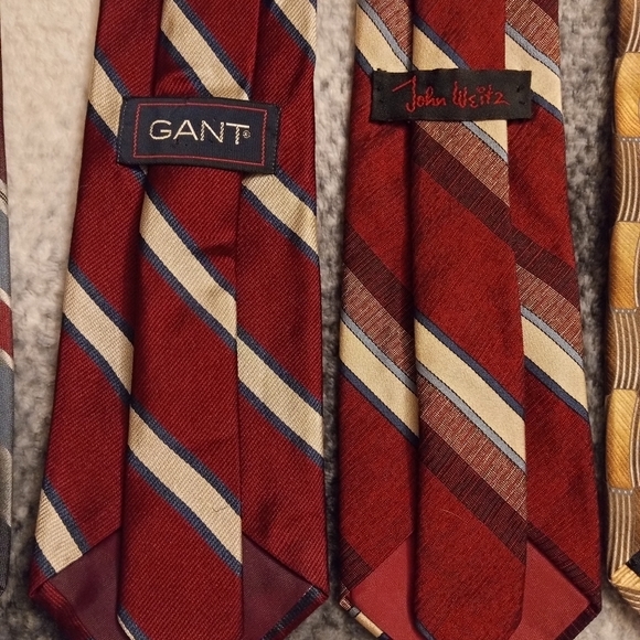 Roundtree & Yorke set of 10 vintage neckties - Picture 4 of 12